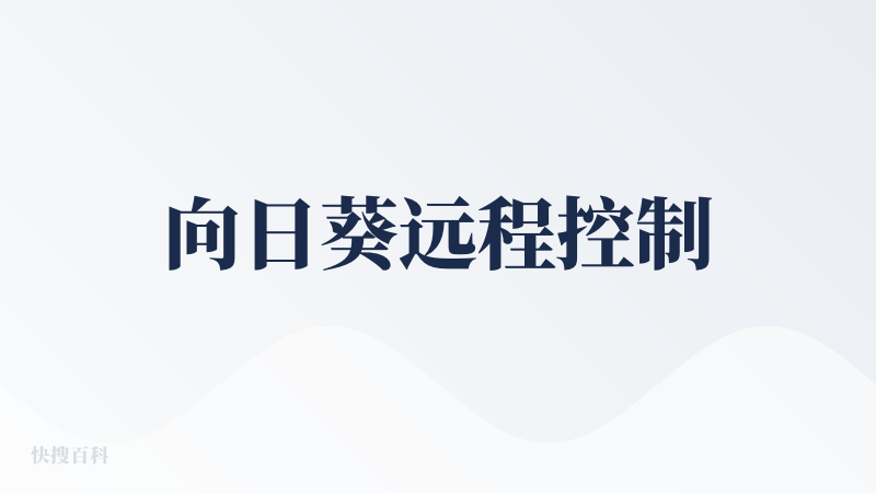 向日葵远程控制