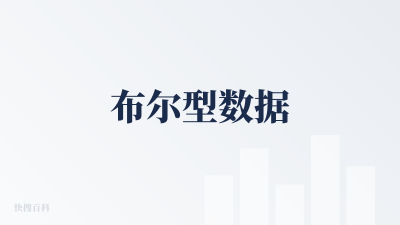 布尔型数据
