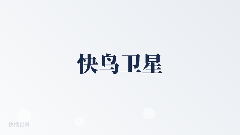 快鸟卫星