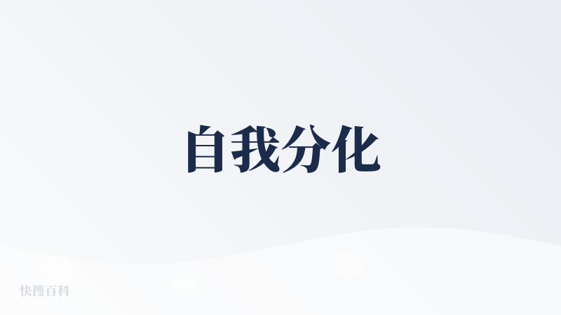 自我分化
