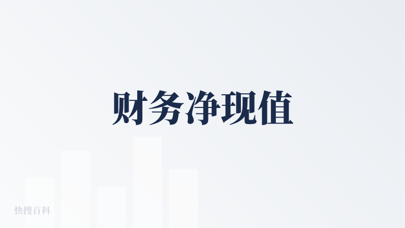 财务净现值