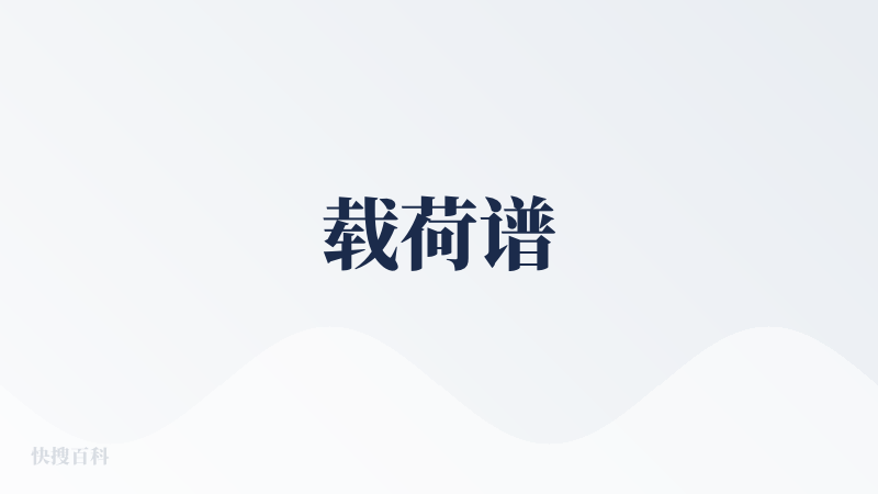 载荷谱