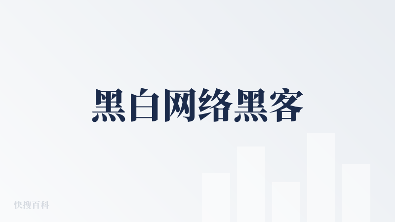 黑白网络黑客