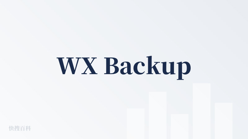 WX Backup